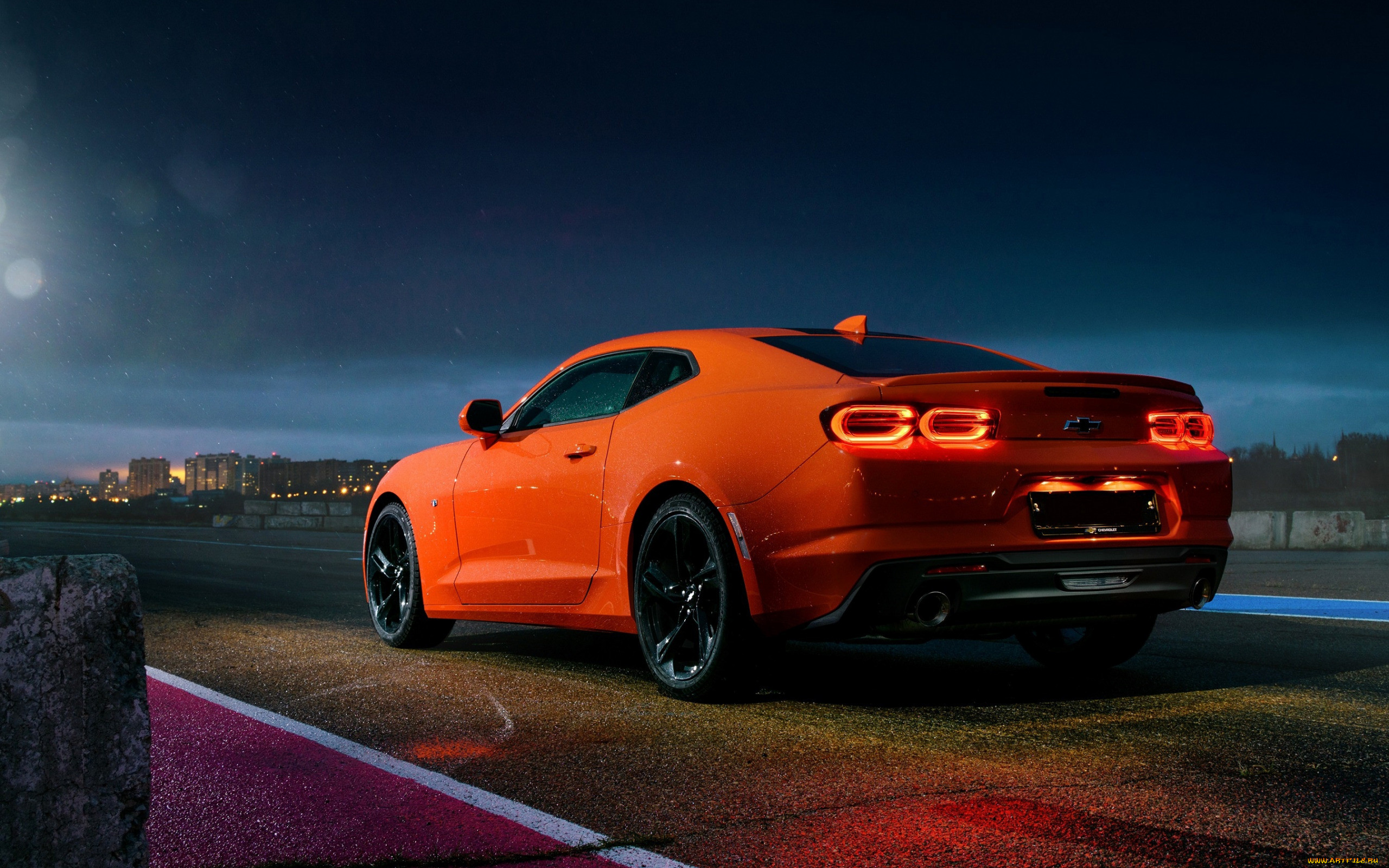 Обои 2019 Chevrolet Camaro Автомобили Chevrolet, обои для рабочего стола,  фотографии 2019 chevrolet camaro, автомобили, chevrolet, оранжевый,  американские, новый, камаро, экстерьер, вид, сзади, автомобиль, спортивный  Обои для рабочего стола, скачать ...